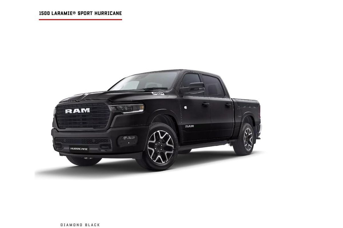 2025 RAM 1500 Laramie Sport Hurricane SO RamBox DT 4X4 SWB