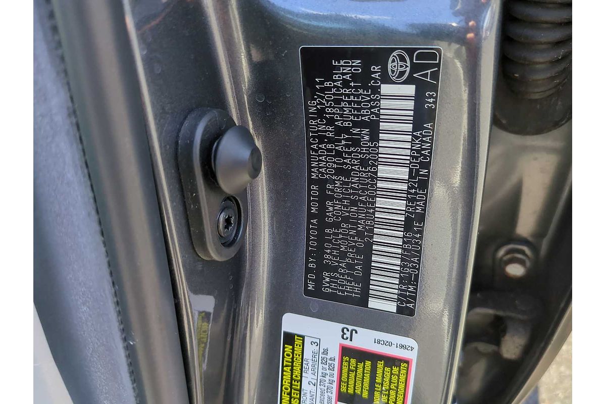2012 Toyota Corolla LE