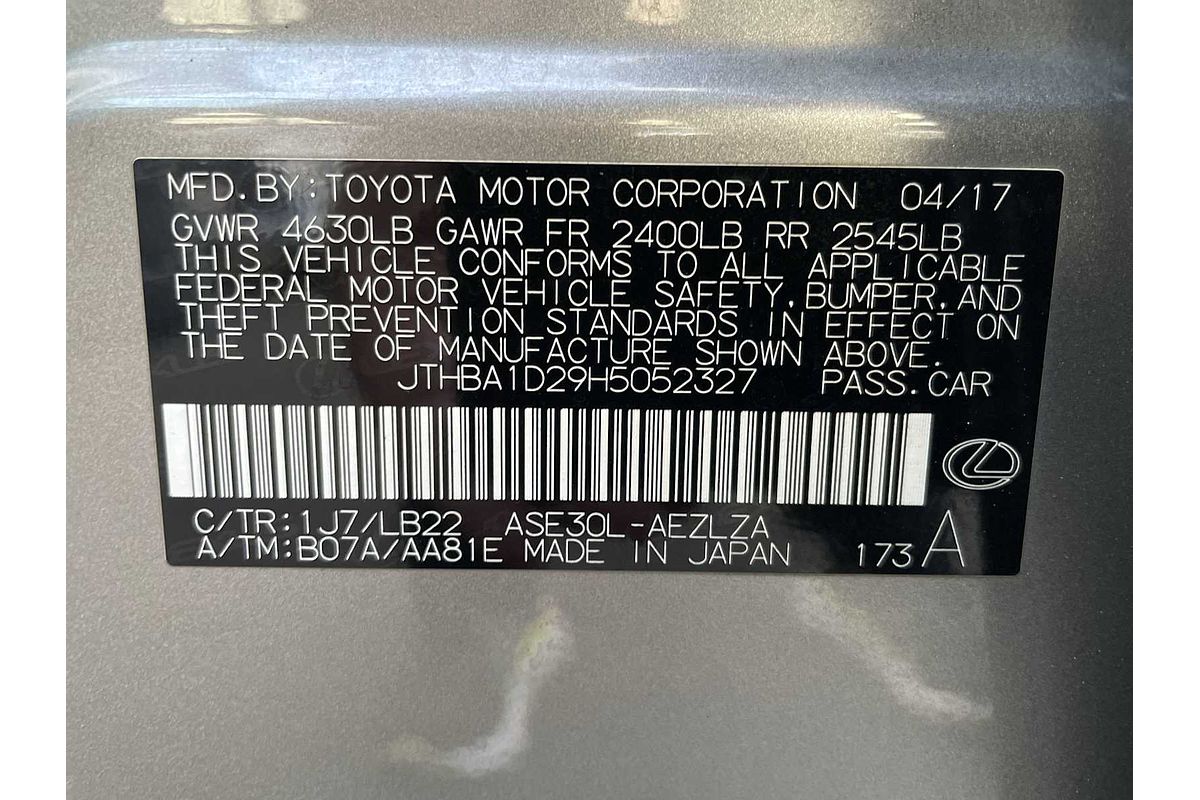 2017 Lexus IS