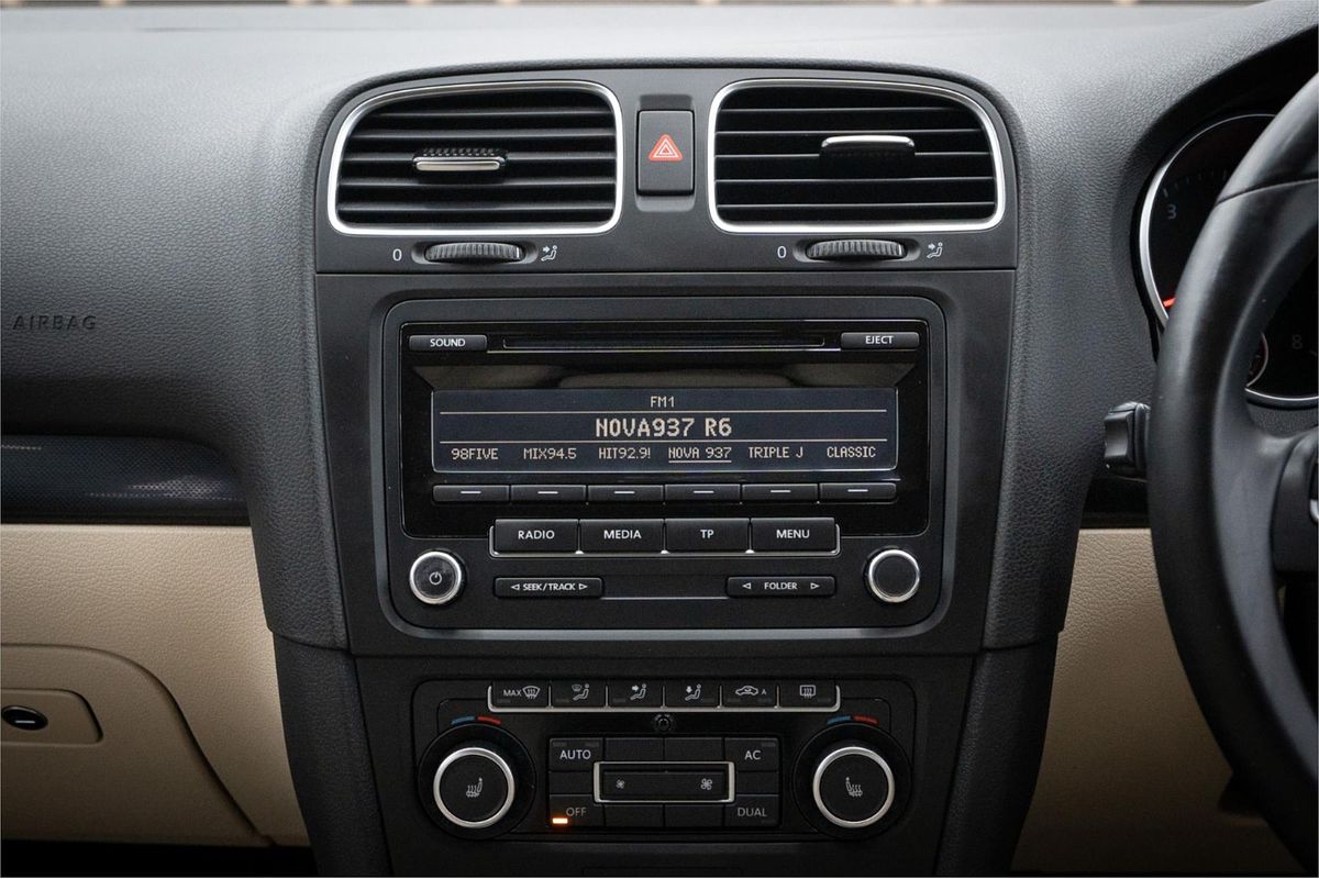 2012 Volkswagen Golf 118 TSI COMFORTLINE 1K MY12