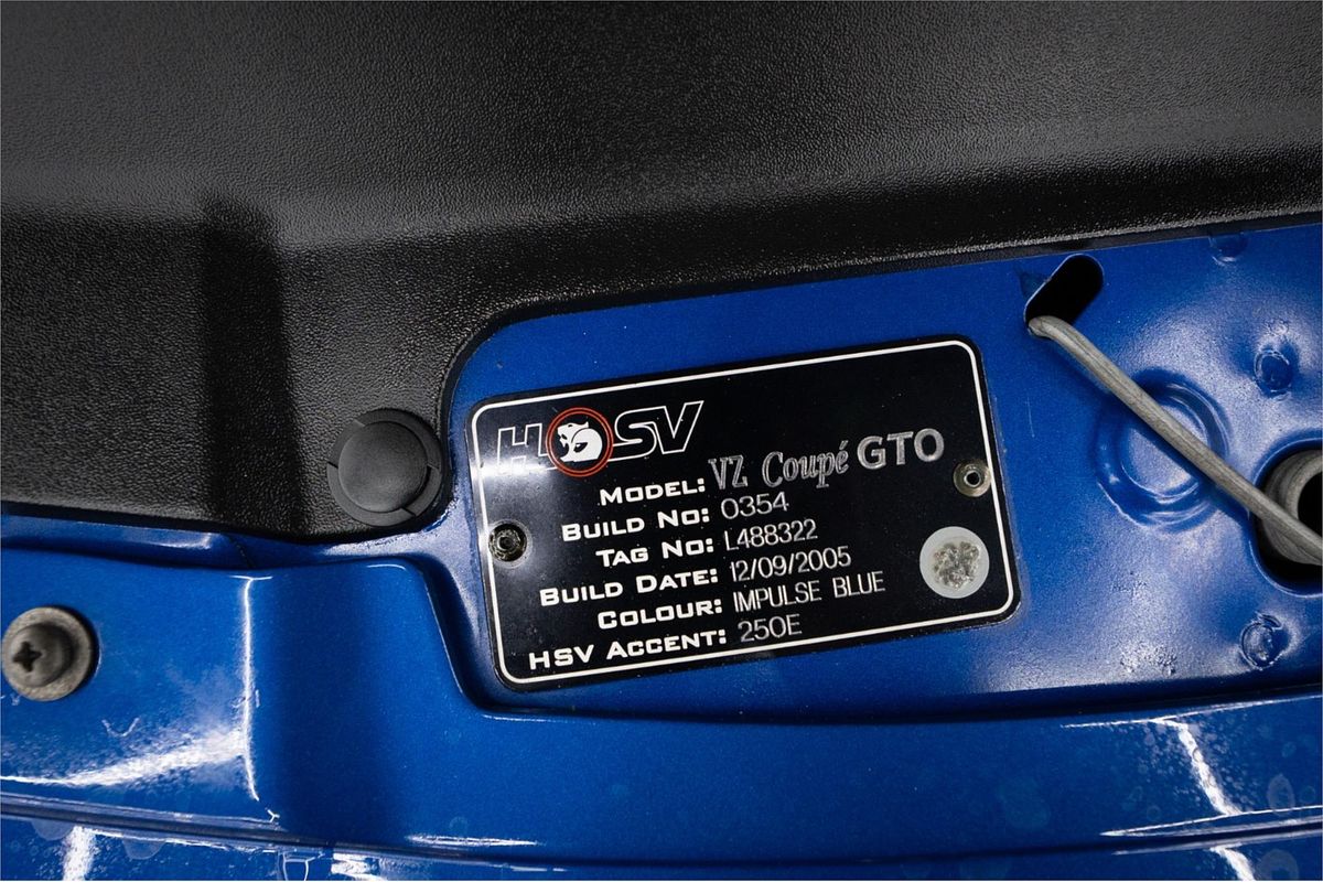 2005 HSV COUPE GTO Z SERIES