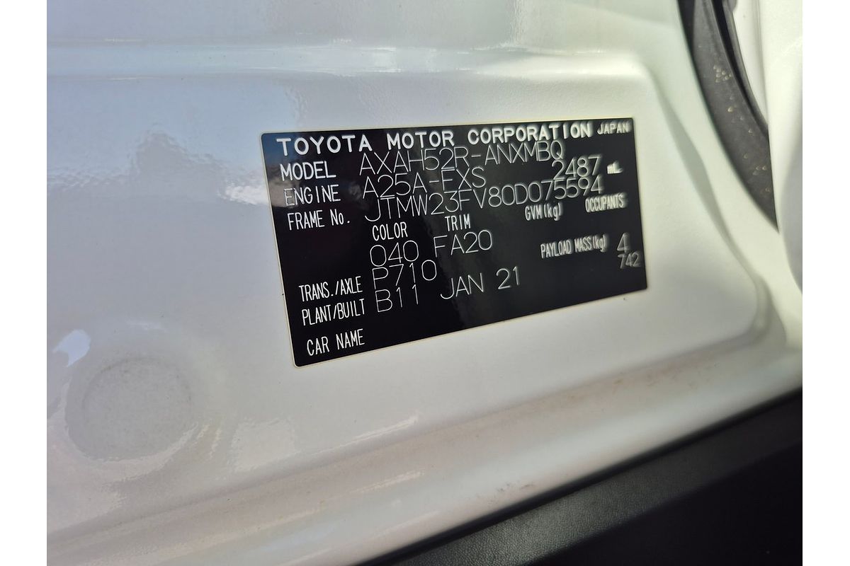 2021 Toyota RAV4 GXL AXAH52R