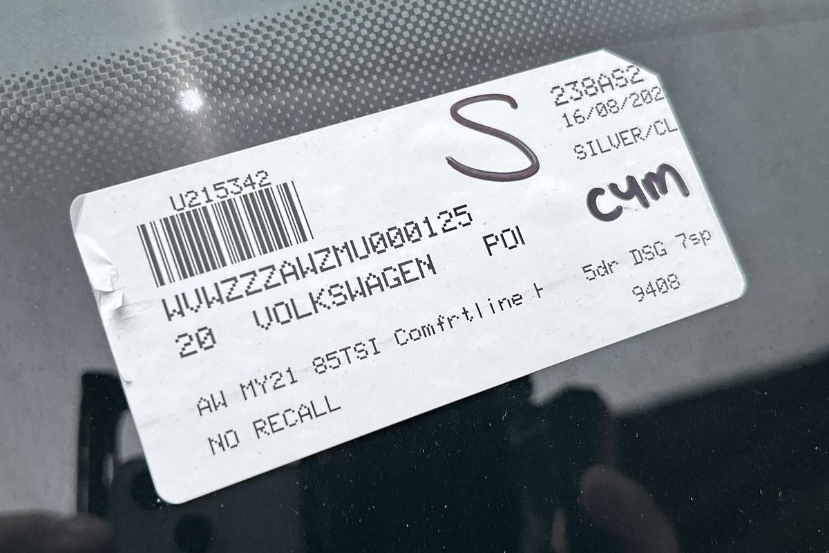 2020 Volkswagen Polo 85TSI Comfortline AW
