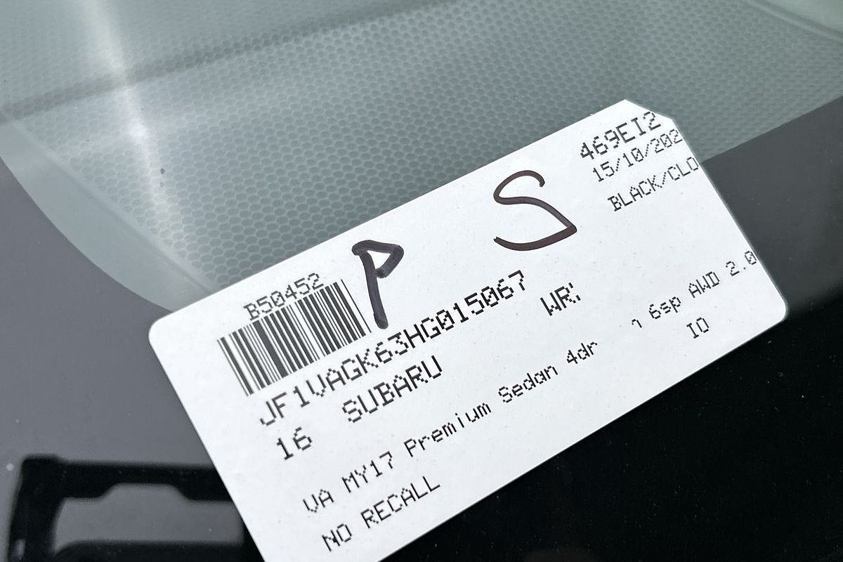 2016 Subaru WRX Premium VA