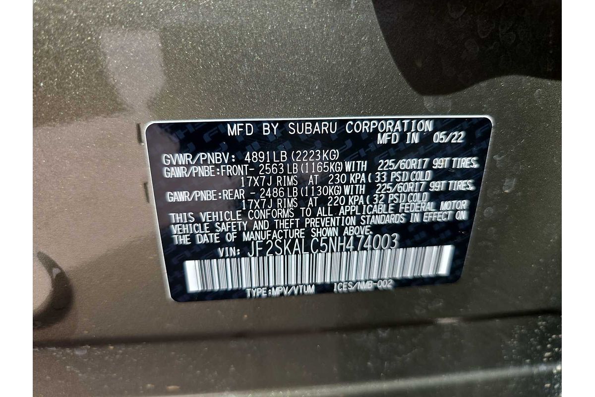 2022 Subaru Forester Wilderness