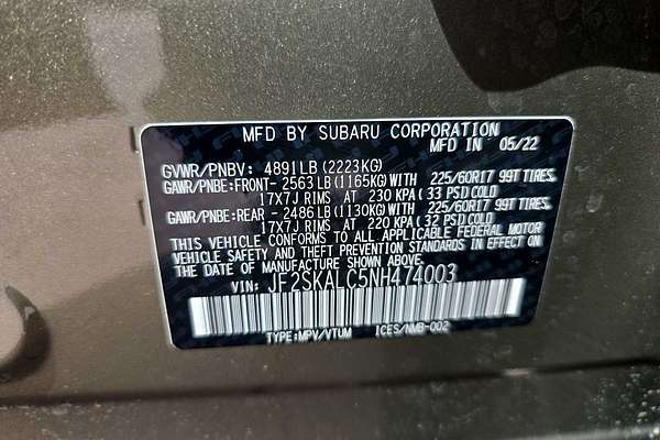 2022 Subaru Forester Wilderness