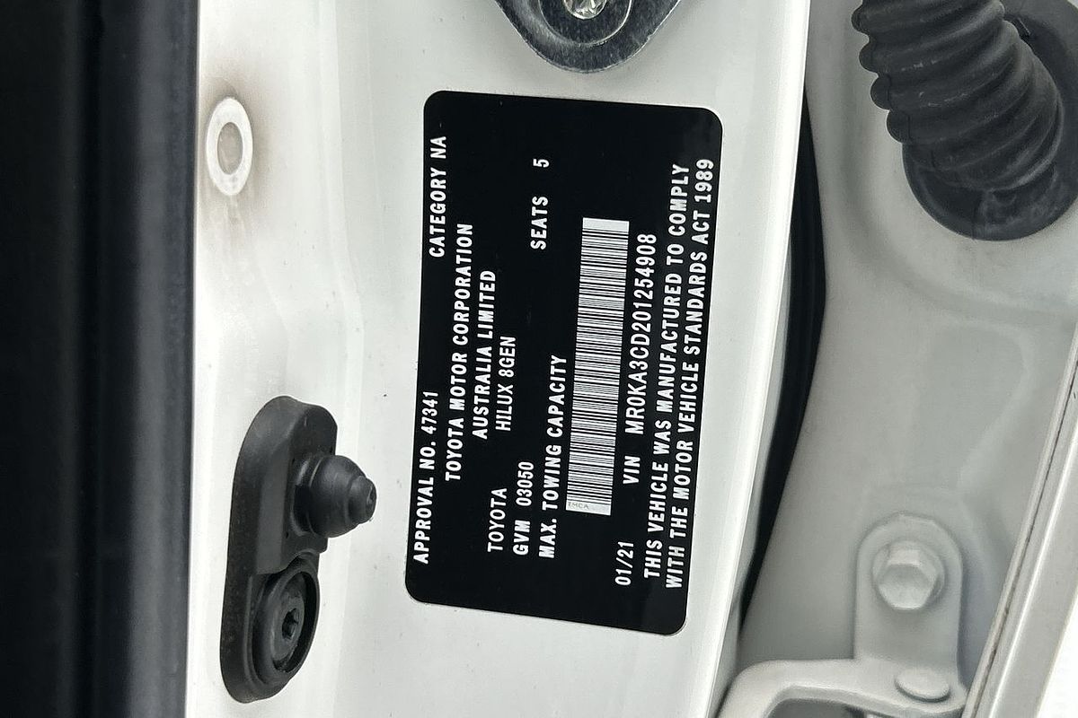 2020 Toyota Hilux SR GUN126R 4X4