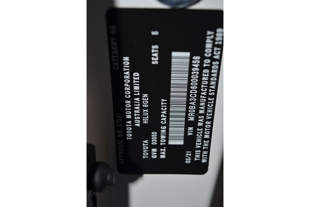 2021 Toyota Hilux SR5 GUN126R