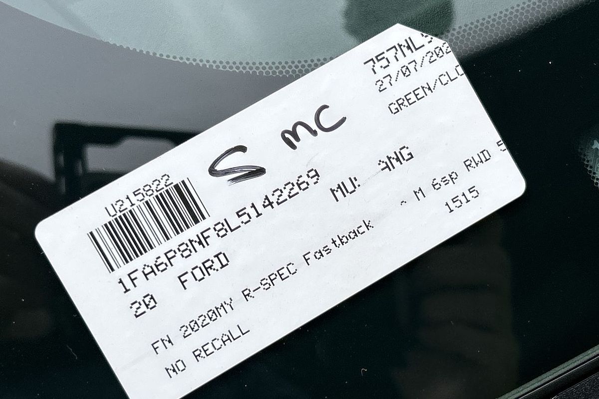 2020 Ford Mustang R-SPEC FN