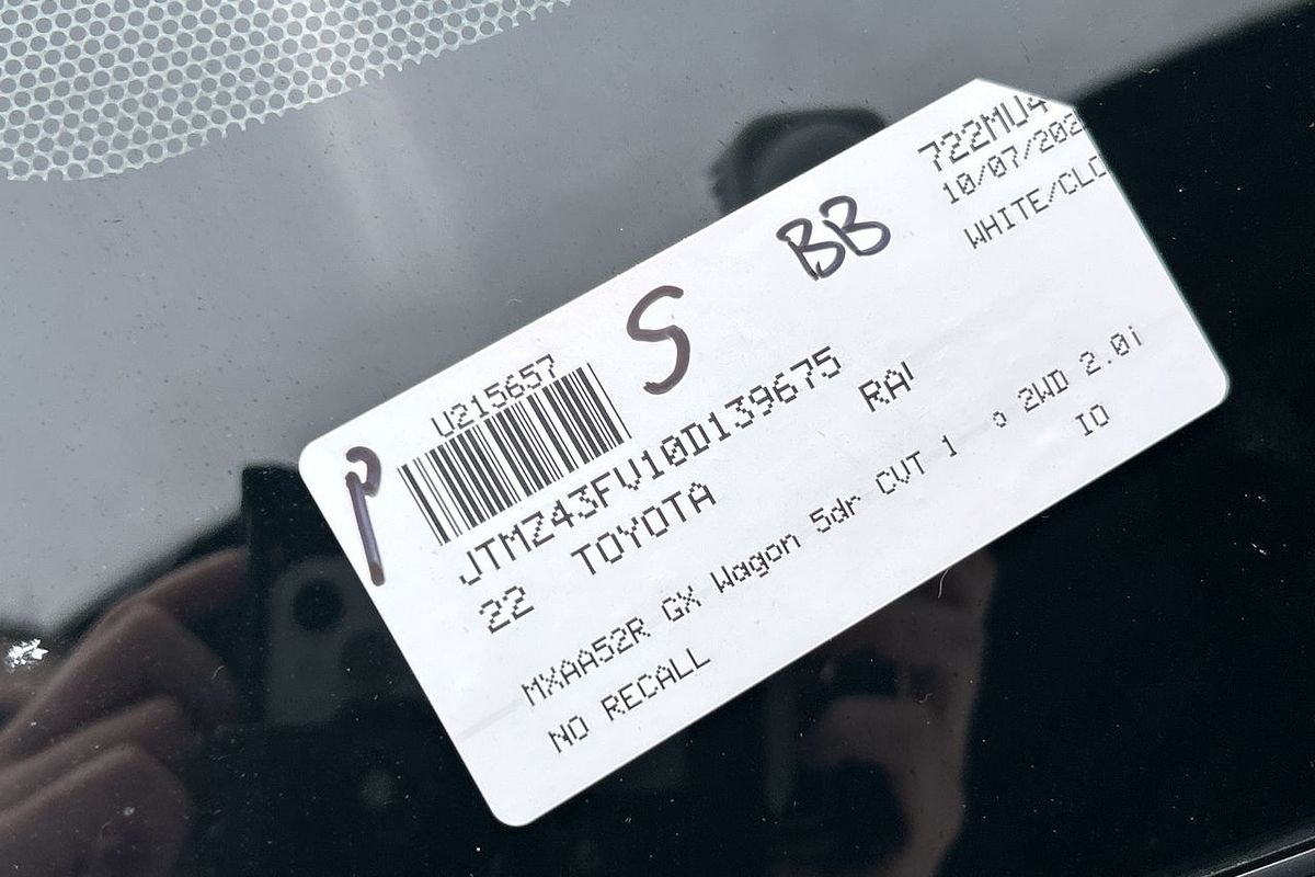 2022 Toyota RAV4 GX MXAA52R