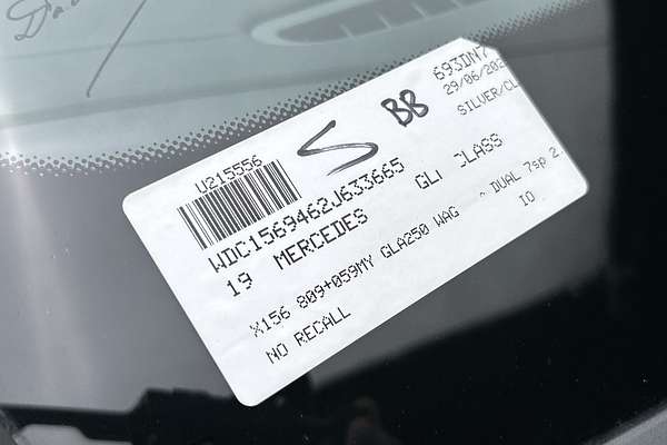 2019 Mercedes-Benz GLA-Class GLA250 X156