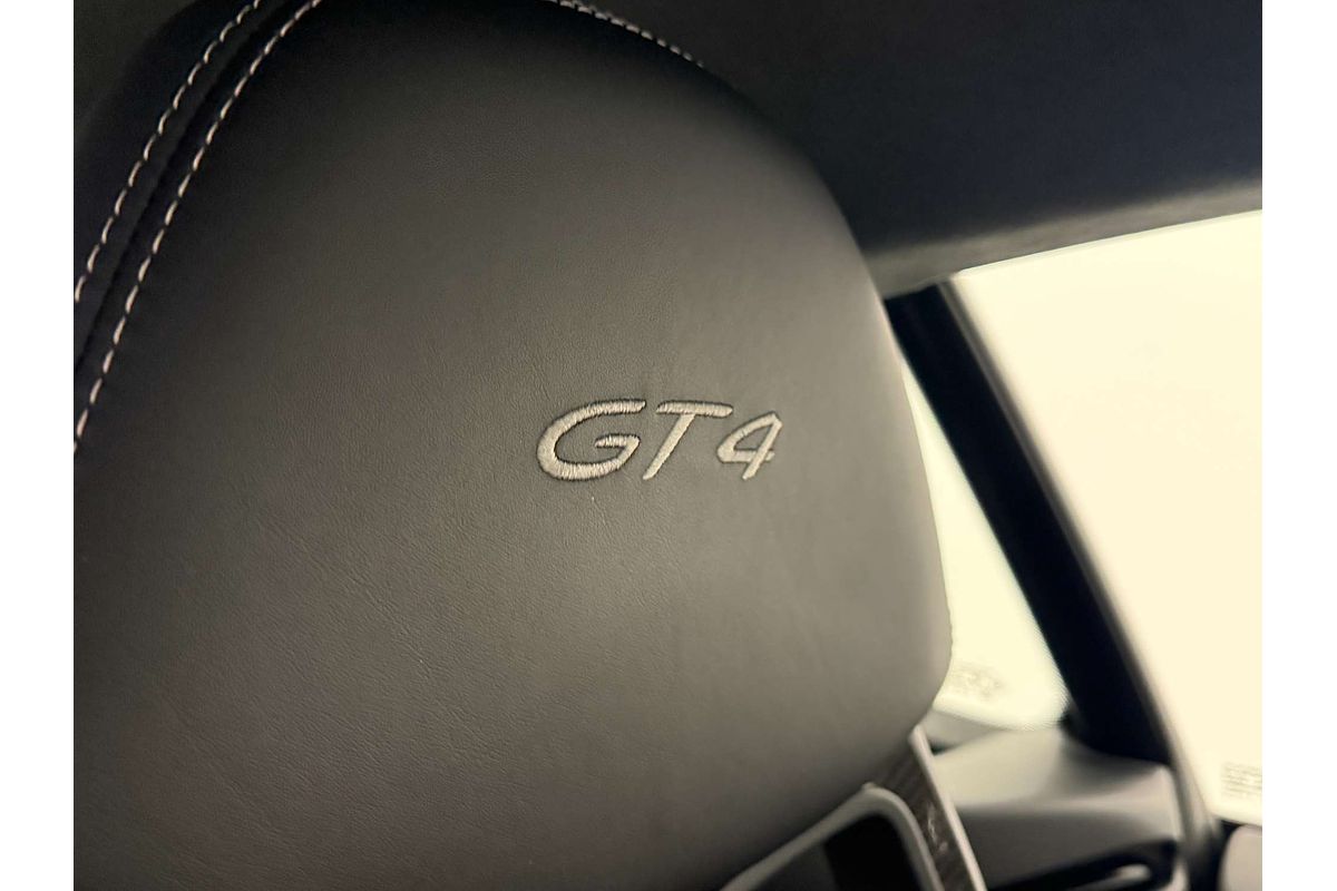 2016 Porsche Cayman GT4 981