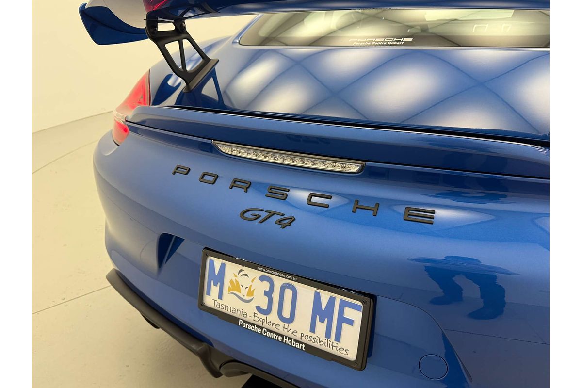 2016 Porsche Cayman GT4 981