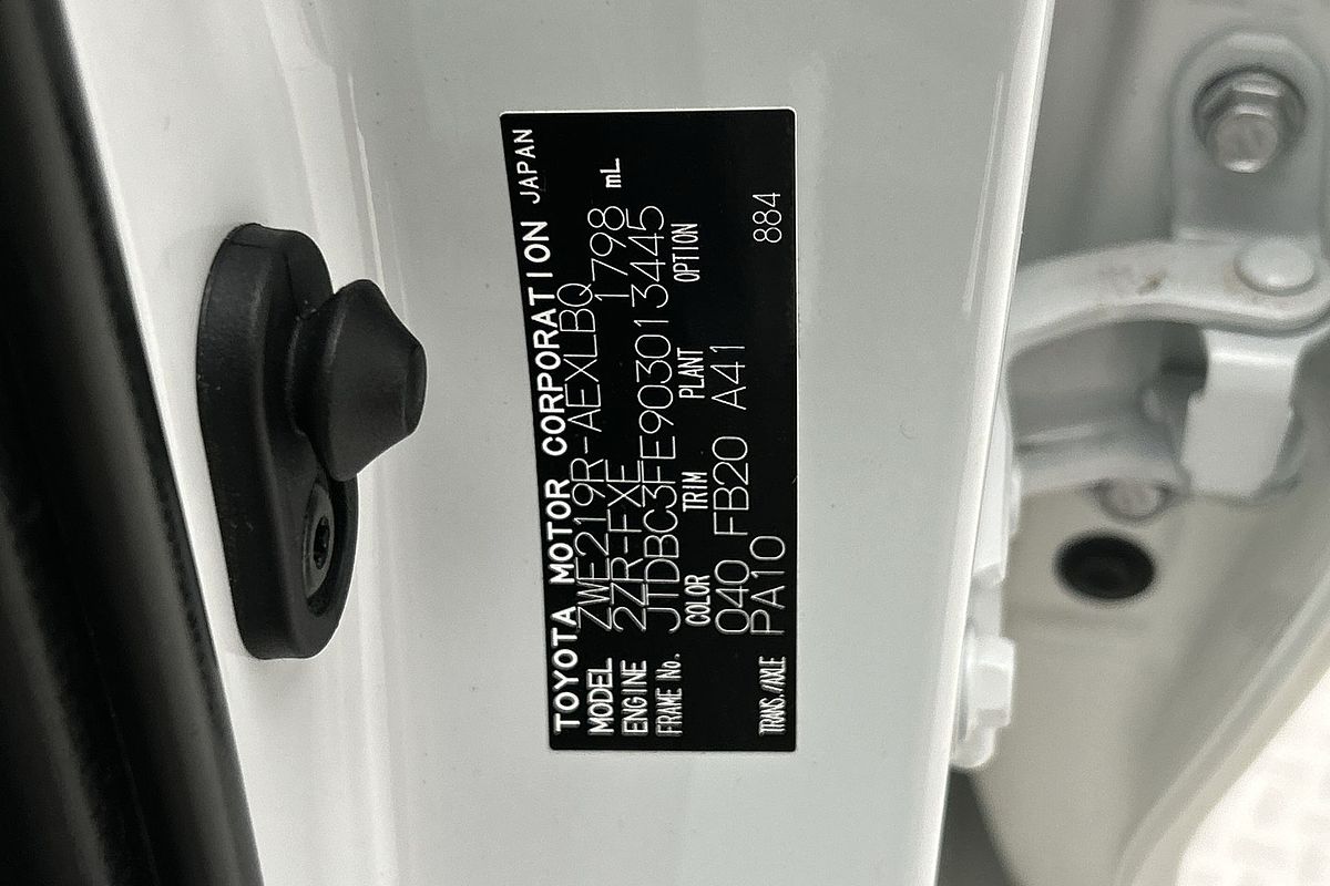 2023 Toyota Corolla Ascent Sport Hybrid ZWE219R