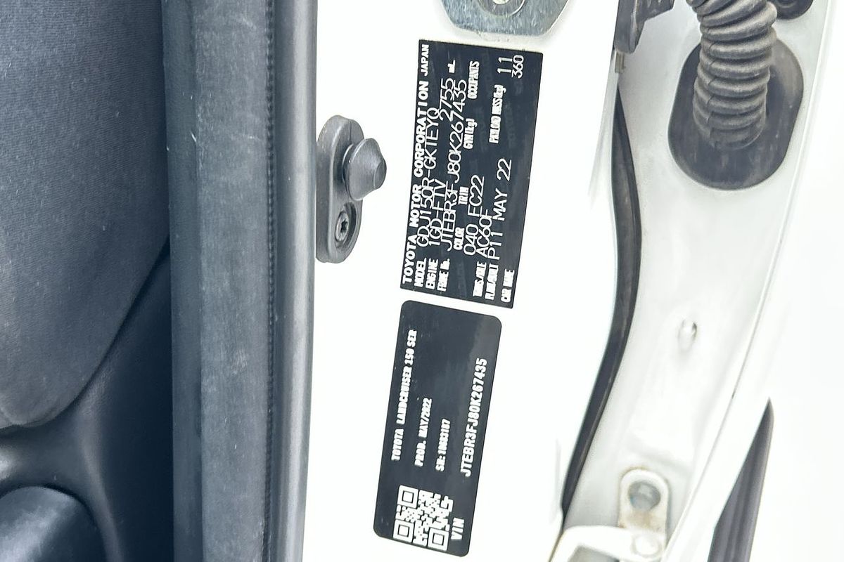 2022 Toyota Landcruiser Prado GXL GDJ150R