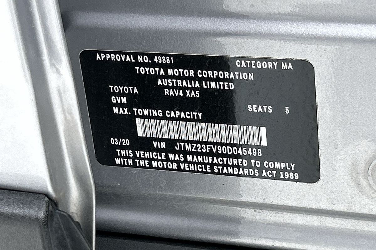 2020 Toyota RAV4 GX AXAH52R