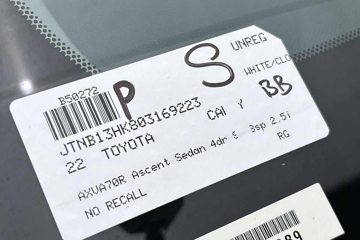 2022 Toyota Camry Ascent AXVA70R