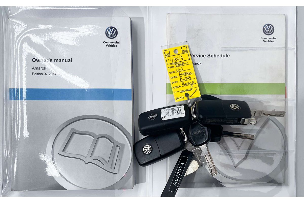 2015 Volkswagen Amarok TDI420 Highline 2H 4X4