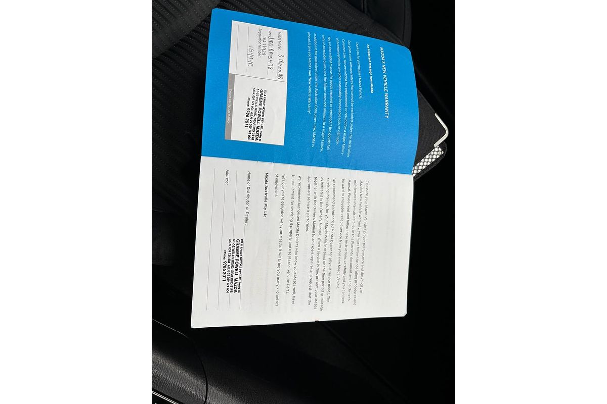 2016 Mazda 3 Maxx BM Series