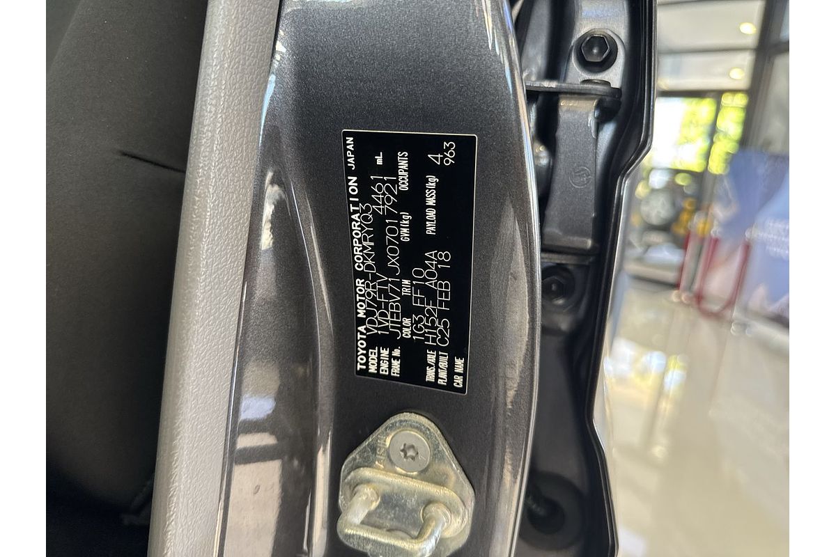 2018 Toyota Landcruiser GXL VDJ79R 4X4