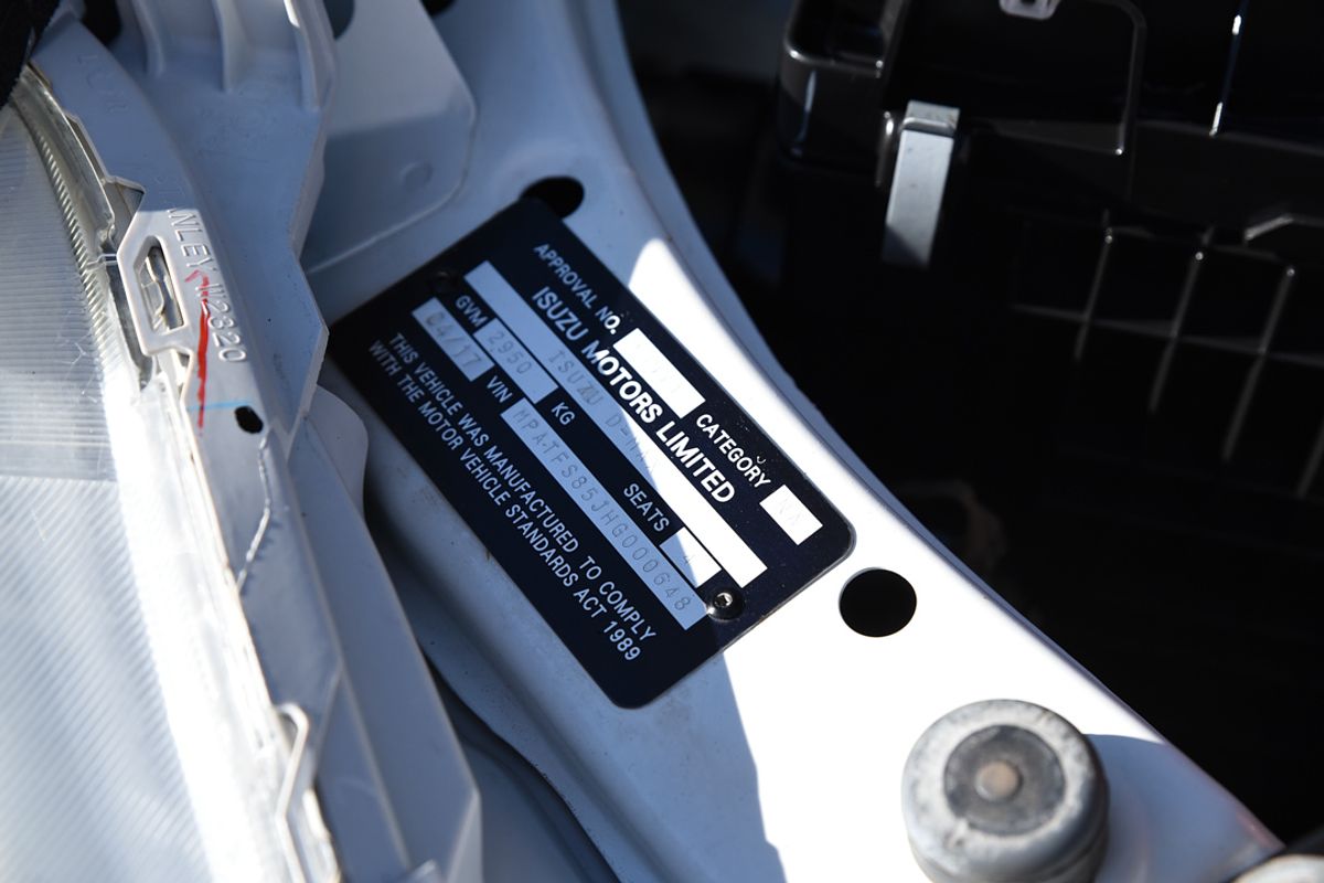 2017 Isuzu D-MAX SX