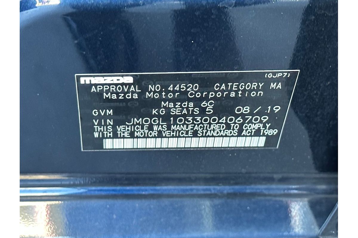 2019 Mazda MAZDA6 TOURING GL