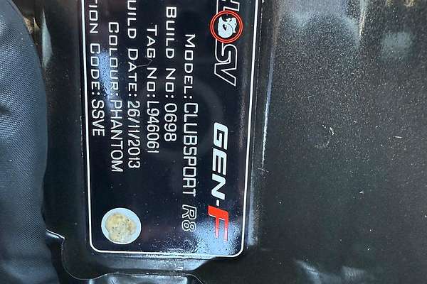 2013 Holden Clubsport R8 GEN-F