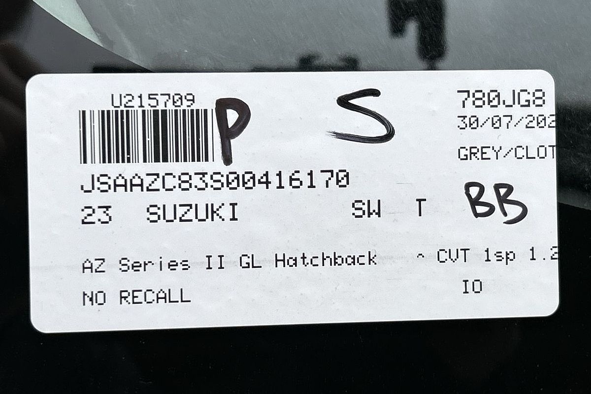 2023 Suzuki Swift GL AZ Series II