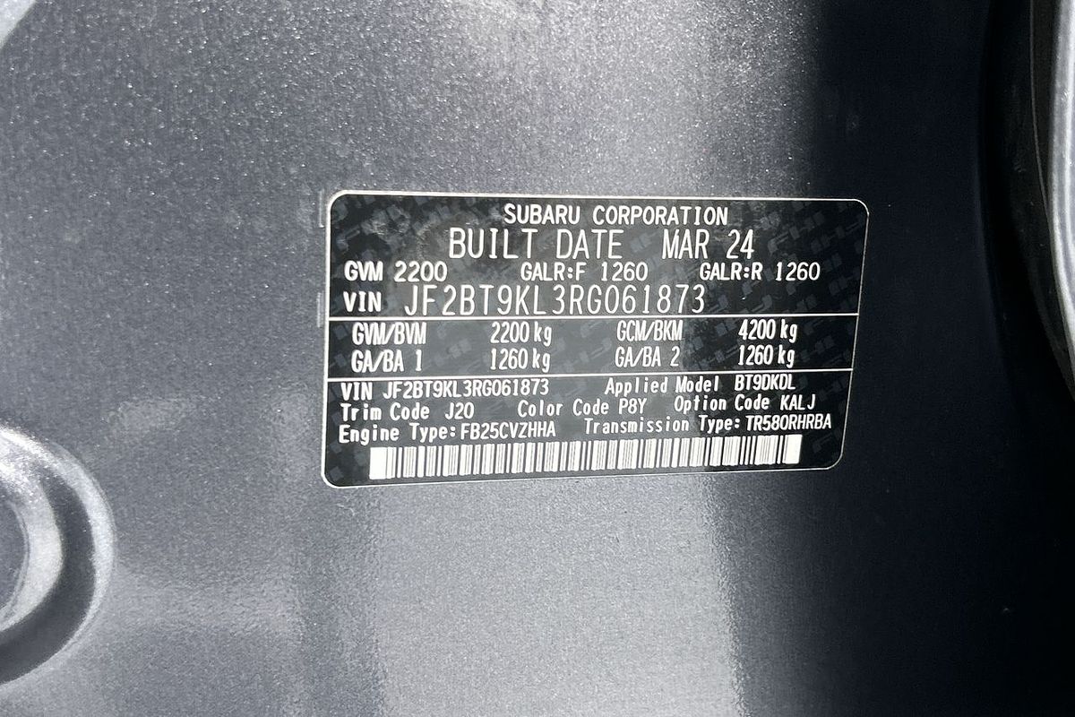 2024 Subaru Outback AWD 6GEN