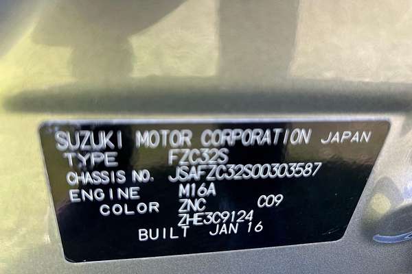 2015 Suzuki Swift Sport FZ