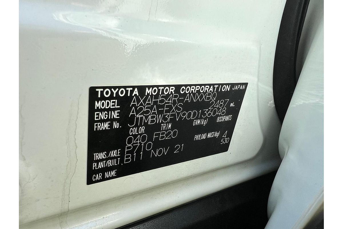 2021 Toyota RAV4 GX AXAH54R