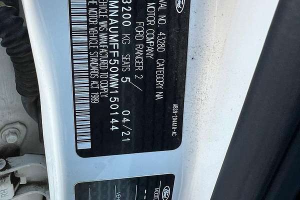 2021 Ford Ranger XL PX MkIII 4X4 3.2L