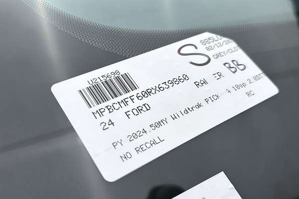 2024 Ford Ranger Wildtrak 4X4 2.0L