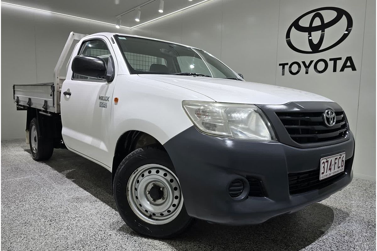 2014 Toyota Hilux Hilux 4x2 Workmate 2.7L Petrol Manual Single Cab C/C TGN16R Rear Wheel Drive