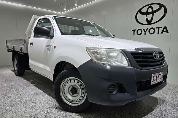 2014 Toyota Hilux Hilux 4x2 Workmate 2.7L Petrol Manual Single Cab C/C TGN16R Rear Wheel Drive