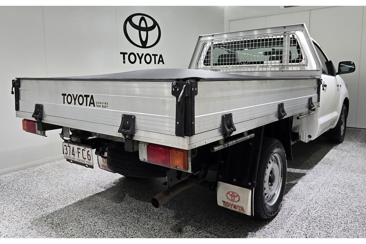 2014 Toyota Hilux Hilux 4x2 Workmate 2.7L Petrol Manual Single Cab C/C TGN16R Rear Wheel Drive