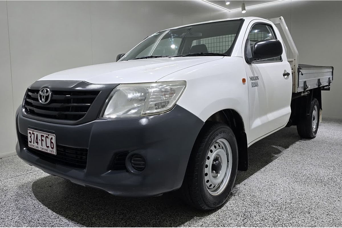 2014 Toyota Hilux Hilux 4x2 Workmate 2.7L Petrol Manual Single Cab C/C TGN16R Rear Wheel Drive