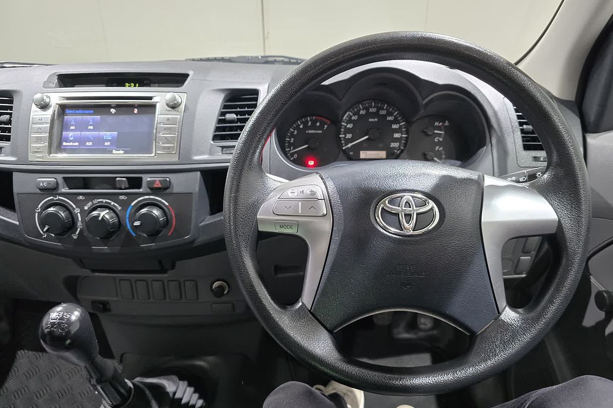 2014 Toyota Hilux Hilux 4x2 Workmate 2.7L Petrol Manual Single Cab C/C TGN16R Rear Wheel Drive