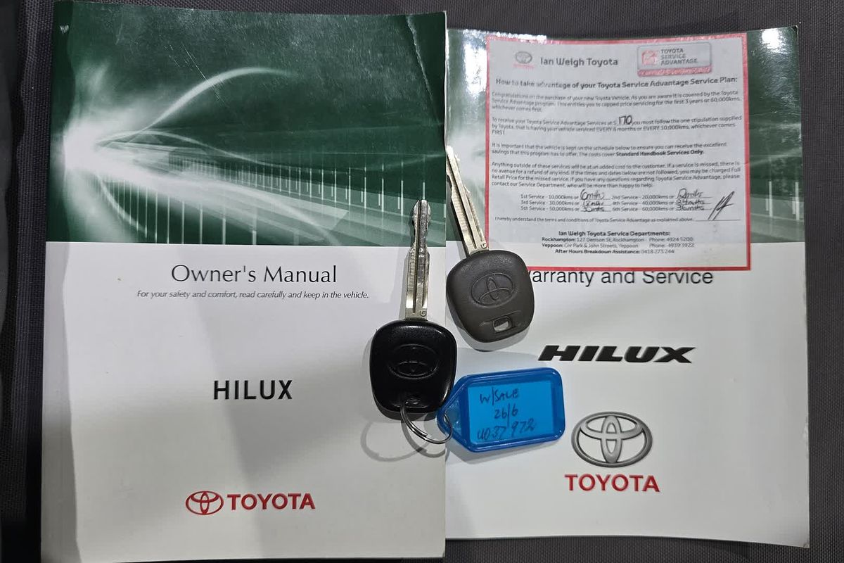 2014 Toyota Hilux Hilux 4x2 Workmate 2.7L Petrol Manual Single Cab C/C TGN16R Rear Wheel Drive