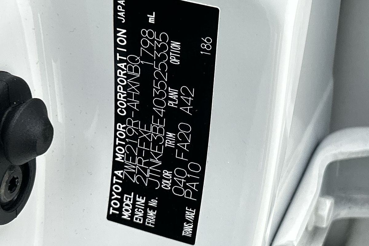 2024 Toyota Corolla Ascent Sport Hybrid ZWE219R