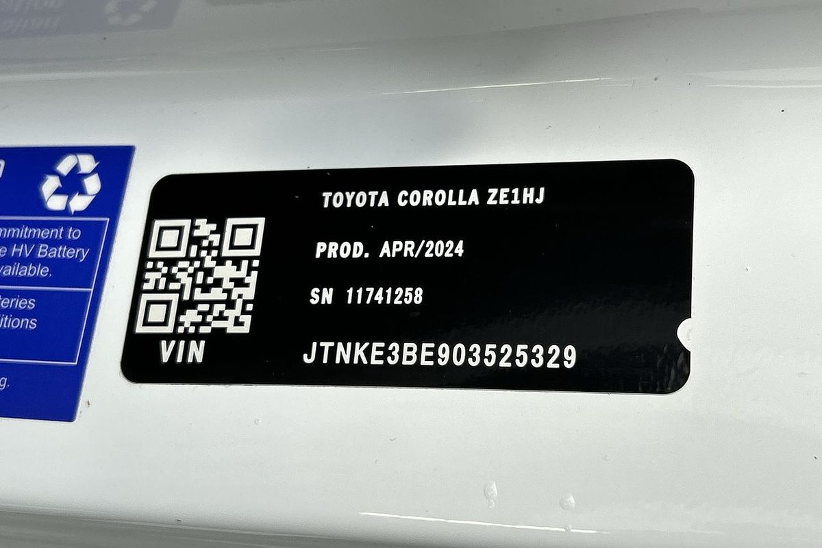 2024 Toyota Corolla Ascent Sport Hybrid ZWE219R