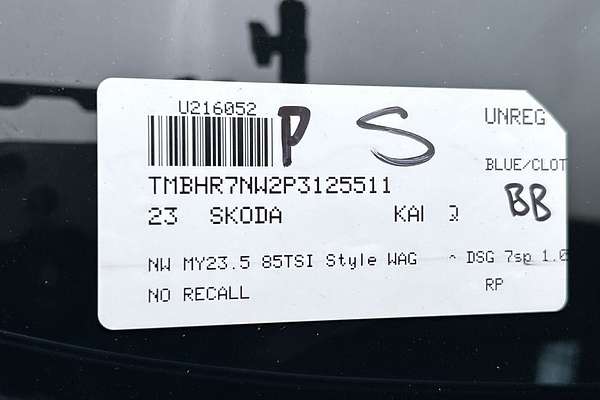 2023 SKODA Kamiq 85TSI Style NW