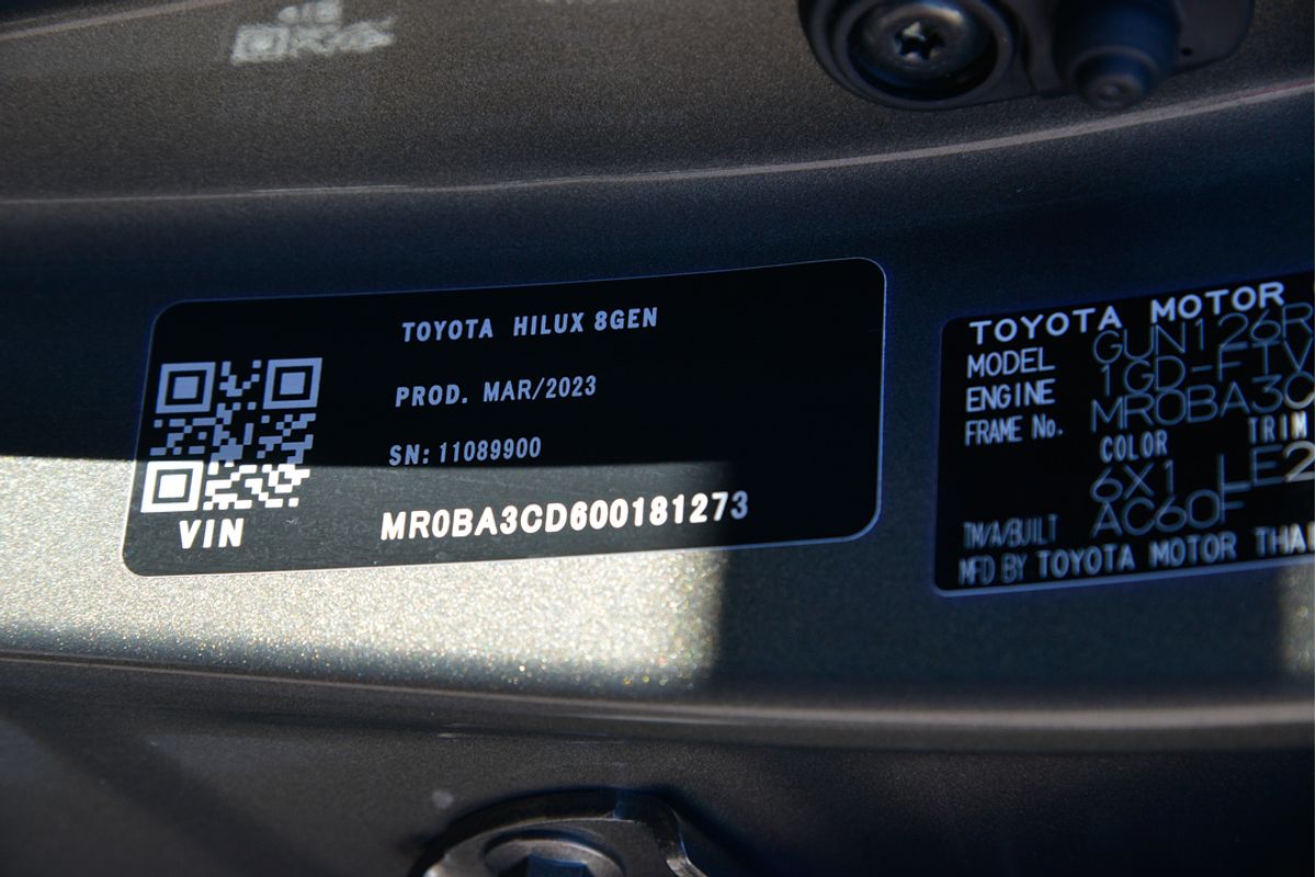 2023 Toyota Hilux Rogue GUN126R 4X4