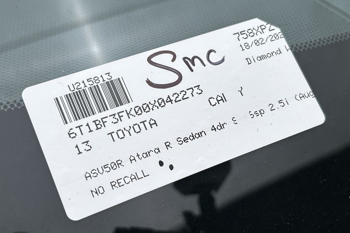 2013 Toyota Camry Atara R ASV50R
