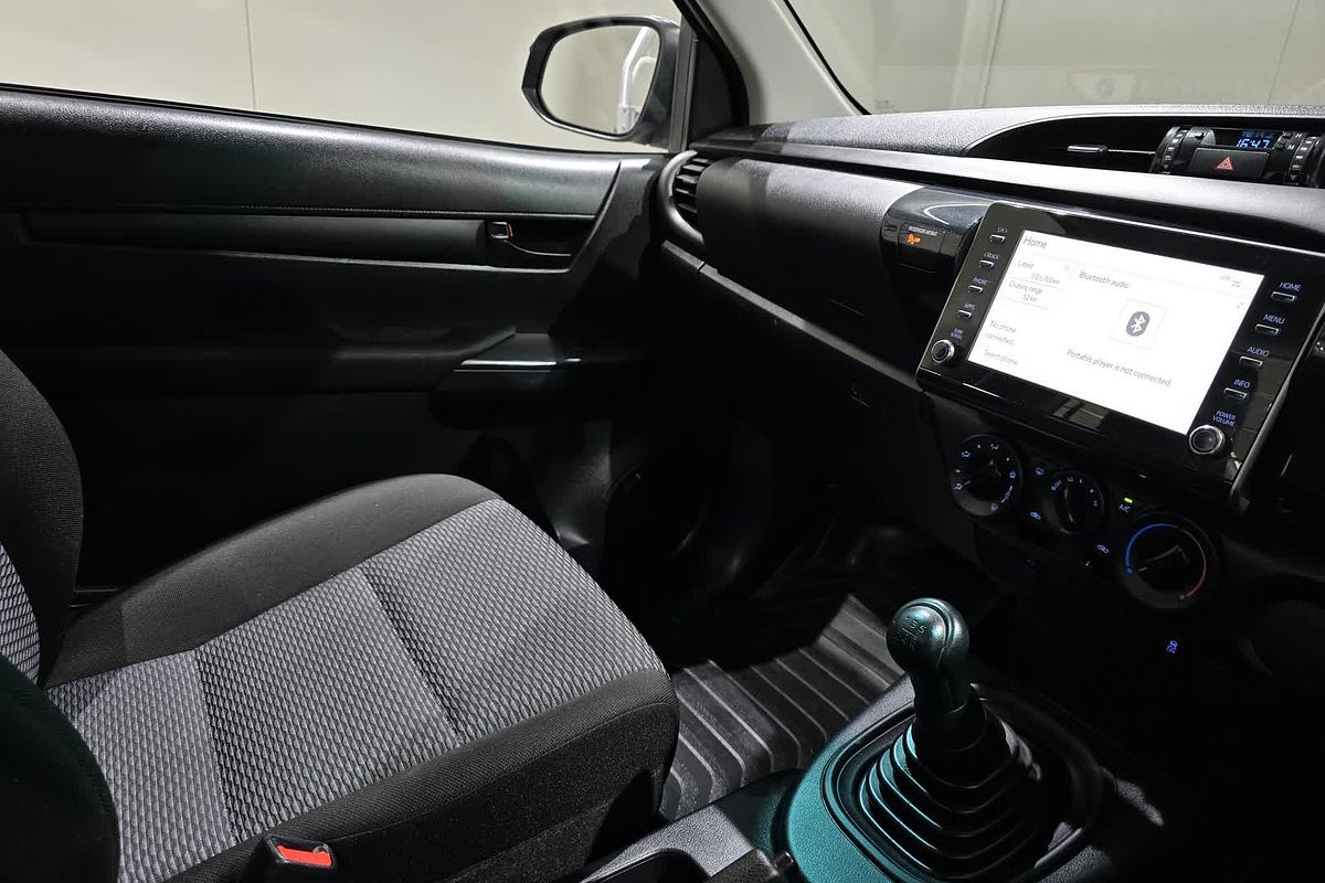 2022 Toyota Hilux Hilux 4x2 Workmate 2.7L Petrol Manual Single Cab C/C TGN121R Rear Wheel Drive
