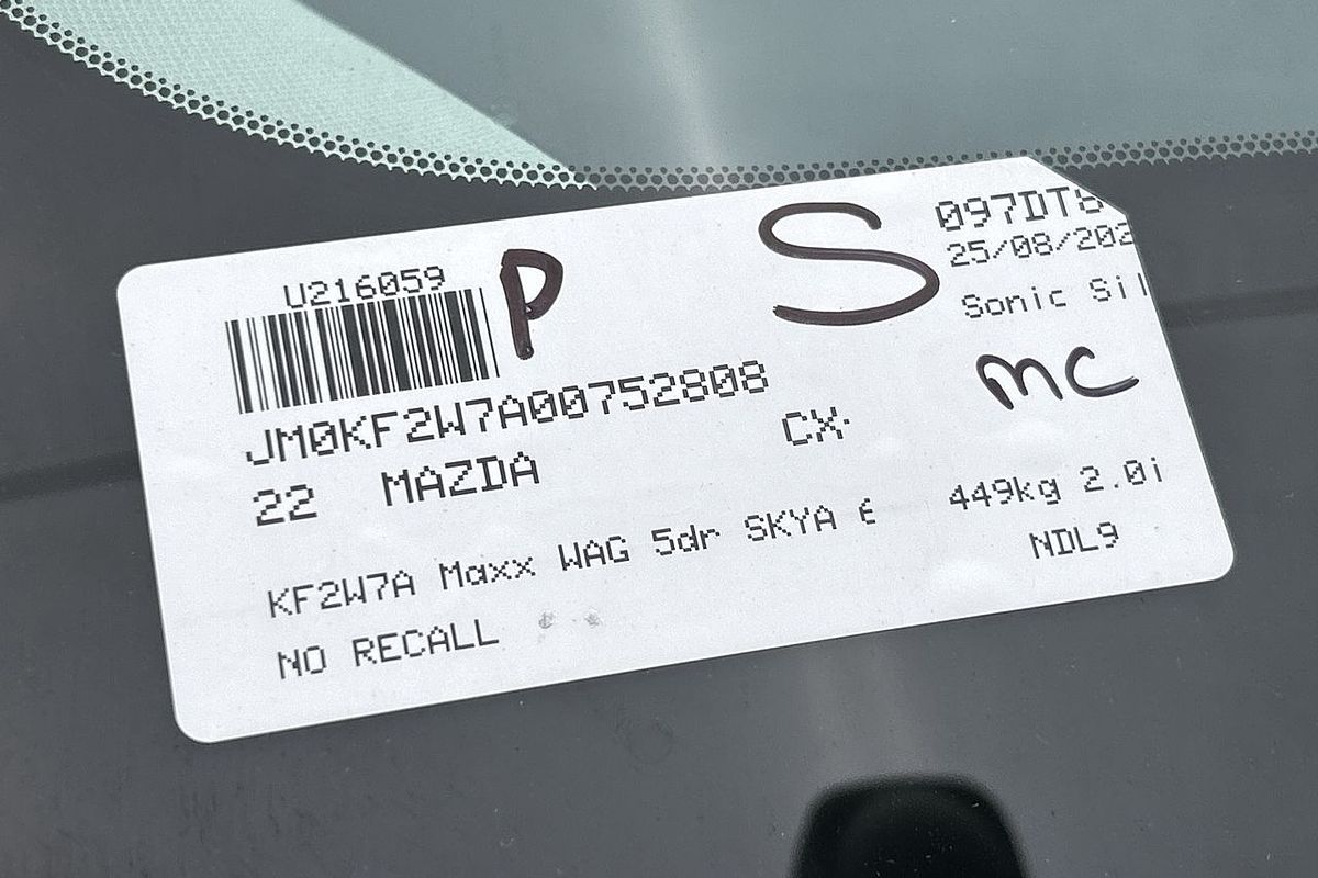 2022 Mazda CX-5 Maxx KF Series