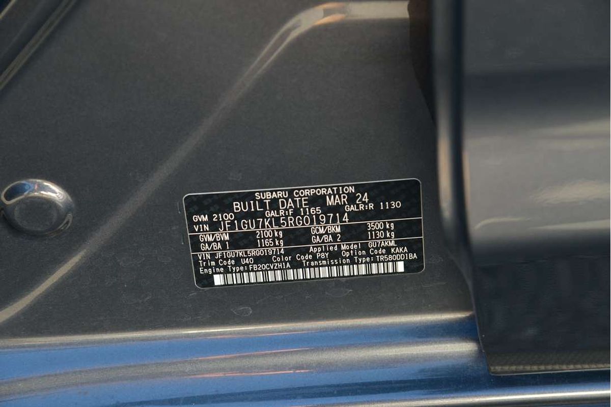 2024 Subaru Crosstrek 2.0L G6X