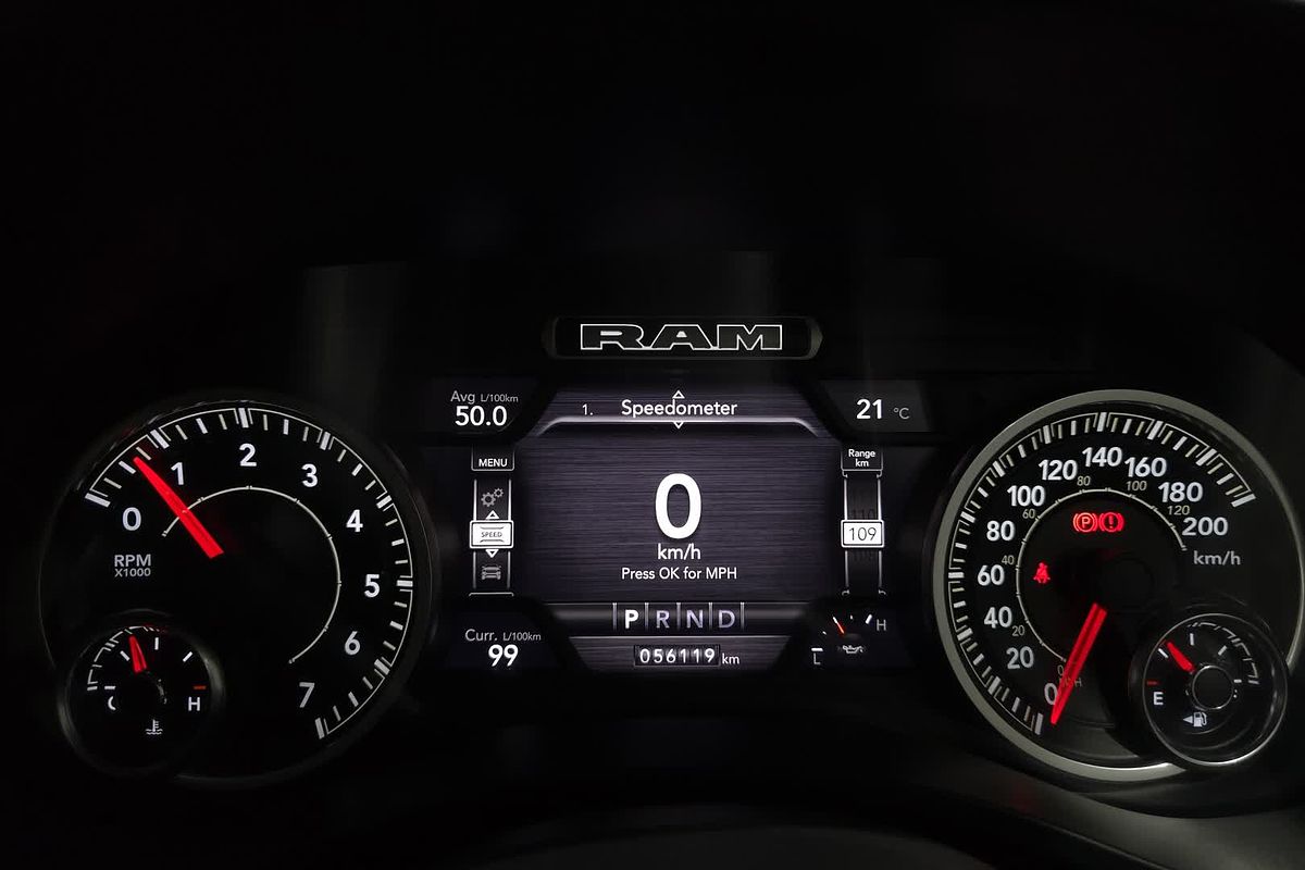 2021 RAM 1500 1500 LARAMIE (4x4) DS6P9827 4X4 SWB