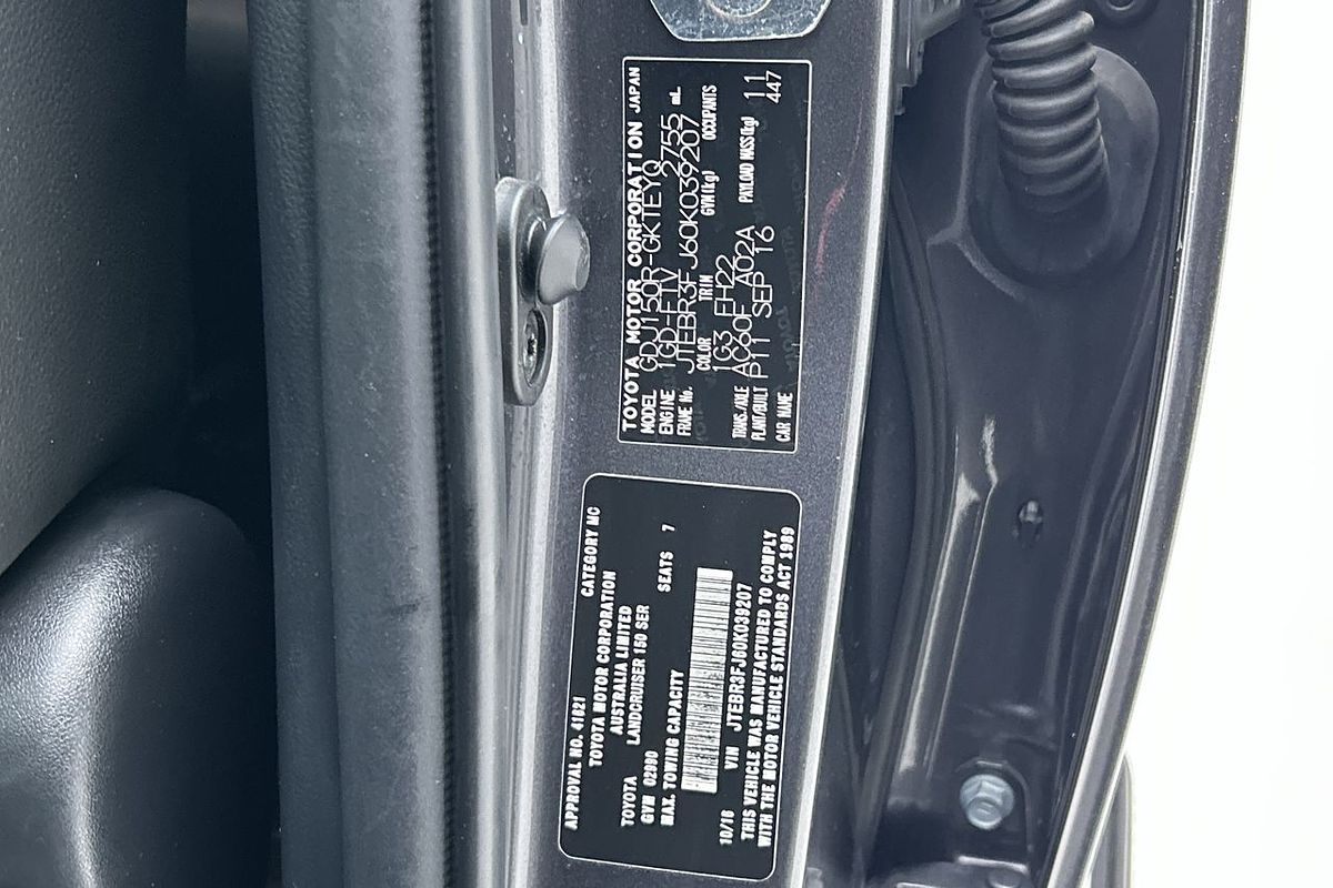 2016 Toyota Landcruiser Prado GXL GDJ150R