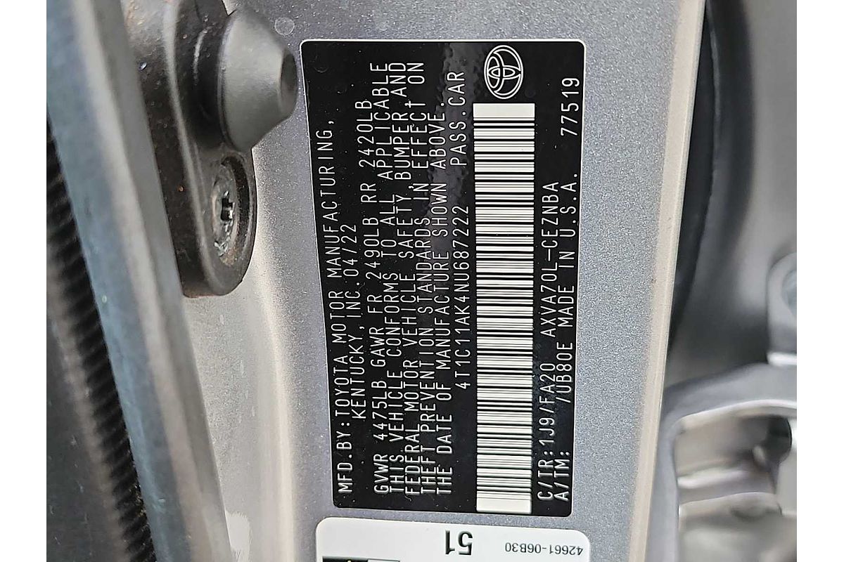 2022 Toyota Camry LE